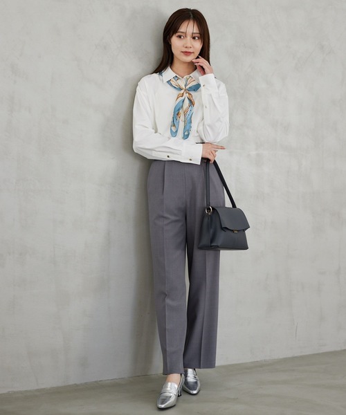 Andemiu（アンデミュウ）の「キンボタンシャツⅡ453144（シャツ/ブラウス・レディース・ライトピンク/ライトブルー/ホワイト・FREE）」の21枚目の写真