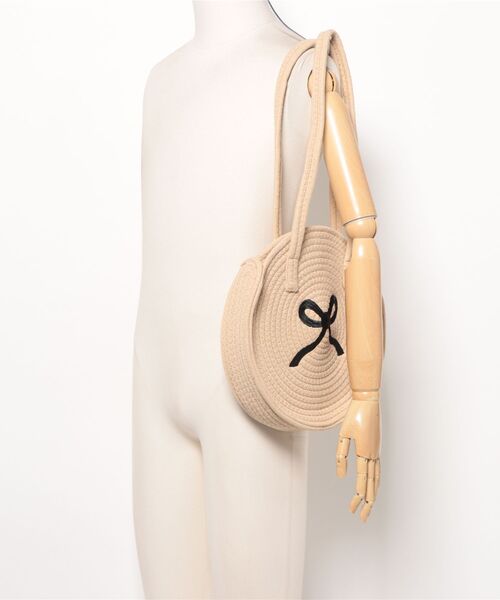 TONE SELECT GOODS（トーンセレクトグッズ）の「Liaa/リボン刺繍 編みバッグ かごバッグ A18606（かごバッグ・レディース・その他4/その他1/その他2/その他3・FREE）」の14枚目の写真