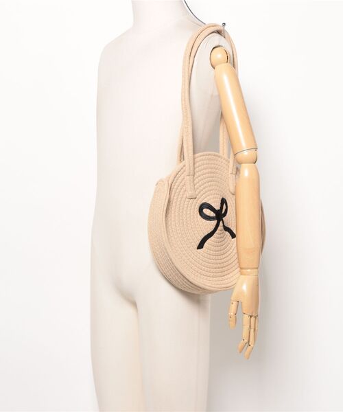 TONE SELECT GOODS（トーンセレクトグッズ）の「Liaa/リボン刺繍 編みバッグ かごバッグ A18606（かごバッグ・レディース・その他4/その他1/その他2/その他3・FREE）」の15枚目の写真