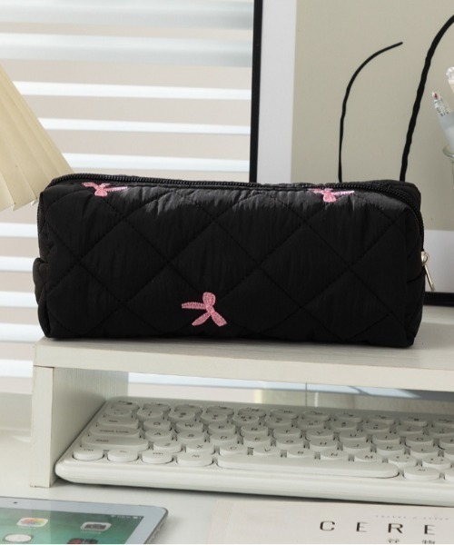 キルティングリボンペンポーチ（ポーチ）｜Made in I（メイドインアイ