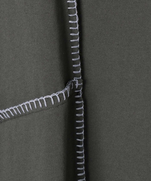 LEPSIM（レプシィム）の「リメイクステッチチュニックワンピース　992068（チュニック・レディース・レッド/オフホワイト/チャコールグレー/ブラック/イエロー/ライトグリーン・FREE）」の20枚目の写真