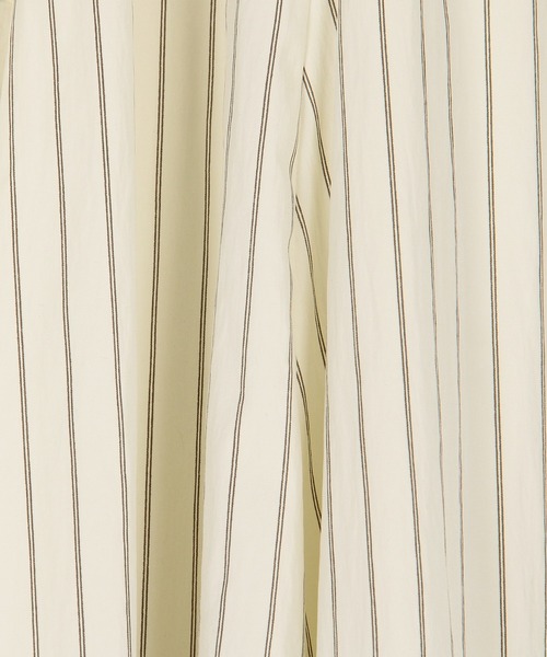 NICOLE white（ニコルホワイト）の「ストライプスカート（スカート・レディース・ブラック/オフホワイト/グレー・FREE）」の7枚目の写真