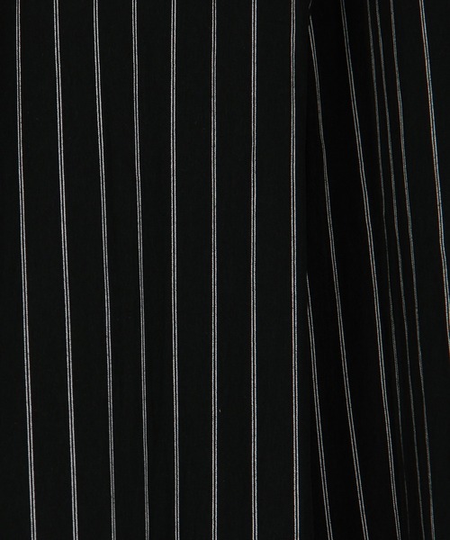 NICOLE white（ニコルホワイト）の「ストライプスカート（スカート・レディース・ブラック/オフホワイト/グレー・FREE）」の8枚目の写真