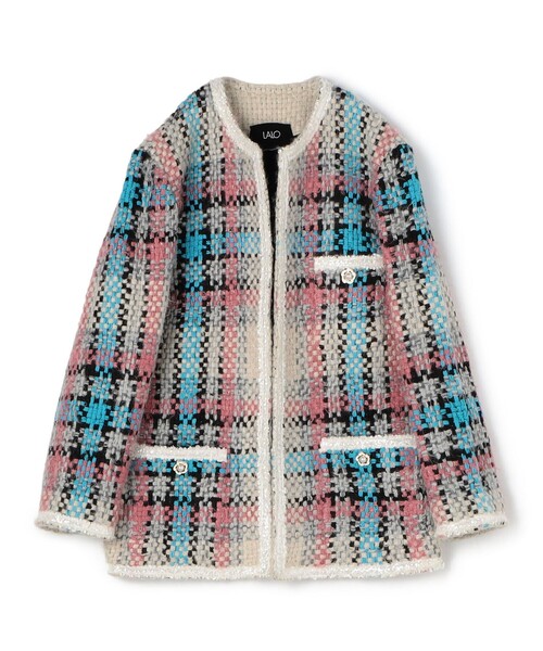 チャコールグレー】オフショルダー2WAYカーディガン 