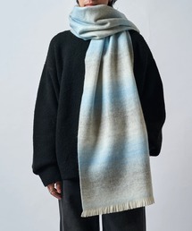 Lui's | ニュアンスグラデーションボリュームロングマフラー(マフラー)