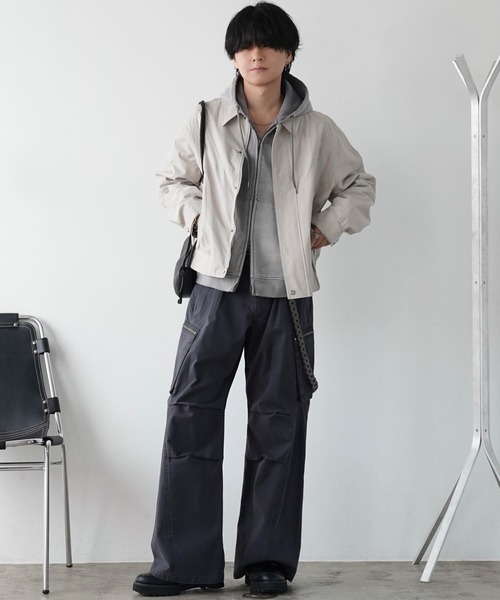 WYM LIDNM（ウィム バイ リドム）の「ROUND MINI SHOULDER BAG（ショルダーバッグ・メンズ・ブラック/ダークブラウン/ライトグレー・FREE）」の15枚目の写真