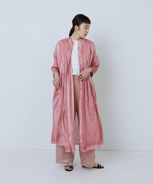 LOISIR（ロワズィール）の「【MTサイズ有り】コットンレイヤードパンツ（その他パンツ・レディース・ピンク/ネイビー・M/MT）」の3枚目の写真