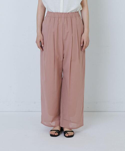 LOISIR（ロワズィール）の「【MTサイズ有り】コットンレイヤードパンツ（その他パンツ・レディース・ピンク/ネイビー・M/MT）」の8枚目の写真