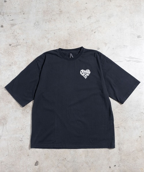 Magine(マージン)の「【SELECT】IR:"HEART"ロゴ刺繍 TEE S/S(Tシャツ/カットソー・メンズ・スミクロ/ブラック・M/S/XL/L)」の12枚目の写真