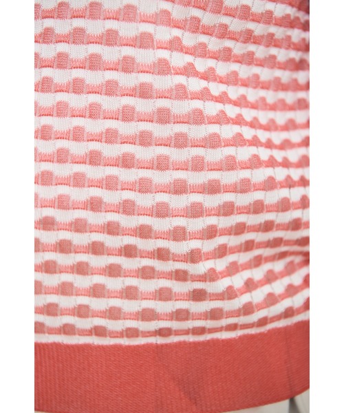 AMBIDEX（アンビデックス）の「タックボーダー コンパクトプルオーバー（ニット/セーター・レディース・ネイビー/レッド・FREE）」の11枚目の写真