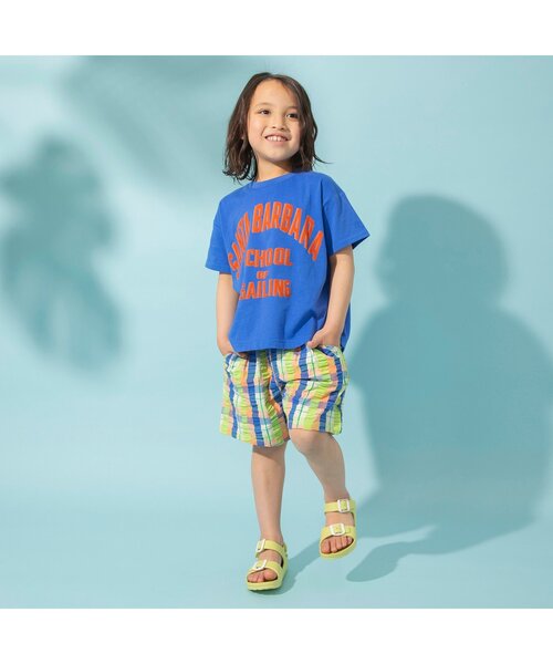 BREEZE(ブリーズ)の「【ジュニア対応】POPグラフィック半袖Tシャツ(Tシャツ/カットソー・キッズ・サーモンピンク/グリーン/ミント/イエロー/チャコール/オフホワイト/ブルー/グレー・90/100/80/110/120/150/130/140)」の12枚目の写真