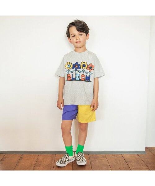 BREEZE(ブリーズ)の「【ジュニア対応】POPグラフィック半袖Tシャツ(Tシャツ/カットソー・キッズ・サーモンピンク/グリーン/ミント/イエロー/チャコール/オフホワイト/ブルー/グレー・90/100/80/110/120/150/130/140)」の20枚目の写真