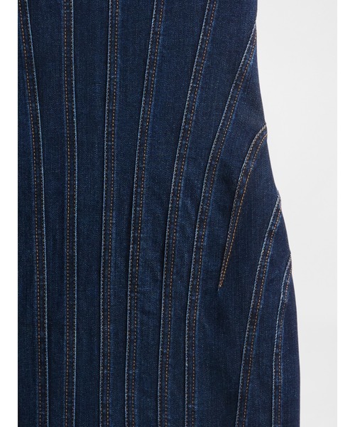 セール】GapStudio シーム デニム ミディドレス（ワンピース