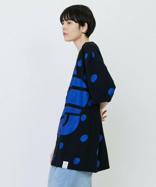 FRAPBOIS（フラボア）の「マークドットT（Tシャツ/カットソー・レディース・ブラック/ホワイト/エンジ・1）」の20枚目の写真