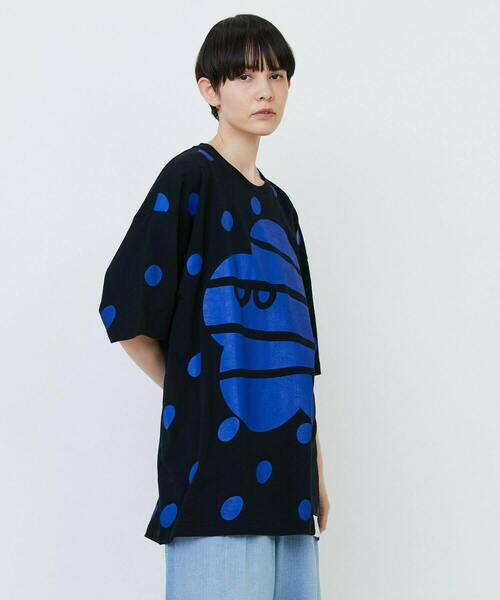 FRAPBOIS（フラボア）の「マークドットT（Tシャツ/カットソー・レディース・ブラック/ホワイト/エンジ・1）」の22枚目の写真