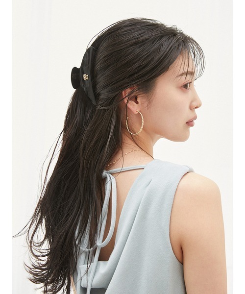 SNIDEL（スナイデル）の「バンスクリップ（バレッタ/ヘアクリップ・レディース・バーガンディー/ミント/ブラック・FREE）」の6枚目の写真