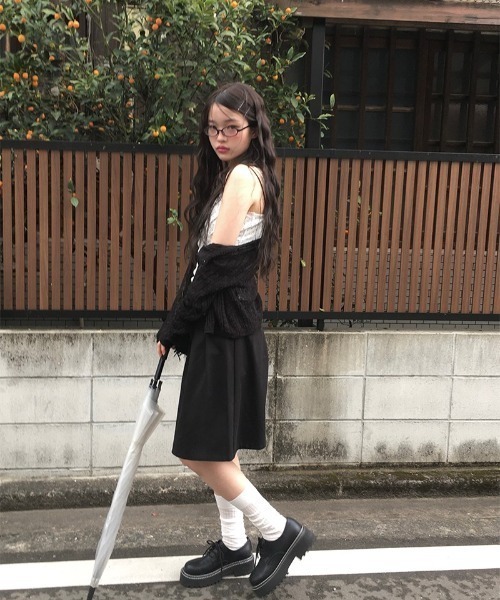 anyonemore（エニワンモア）の「サマーラウンドネック長袖カーディガン（カーディガン/ボレロ・レディース・ブラック・FREE）」の9枚目の写真