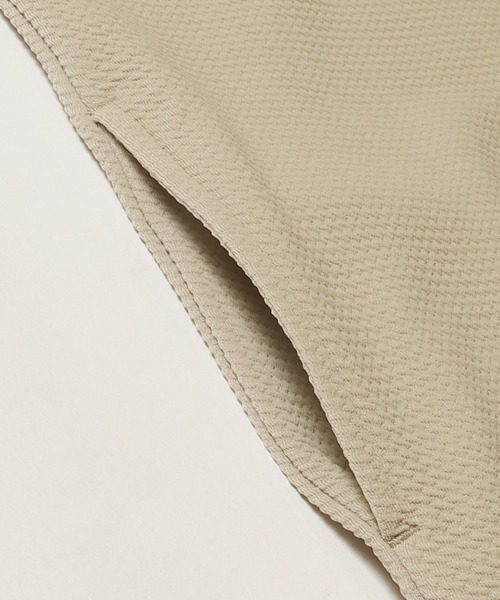 coca（coca）（コカ）の「エンボスフロントジップオールインワン（つなぎ/オールインワン・レディース・ベージュ/ブラック・S/M/L）」の8枚目の写真