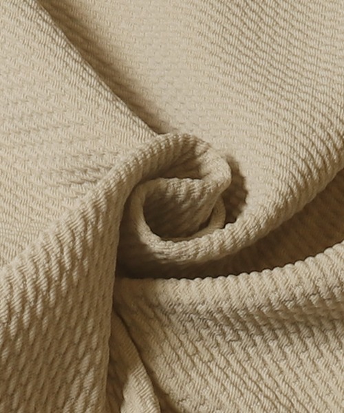 coca（coca）（コカ）の「エンボスフロントジップオールインワン（つなぎ/オールインワン・レディース・ベージュ/ブラック・S/M/L）」の9枚目の写真