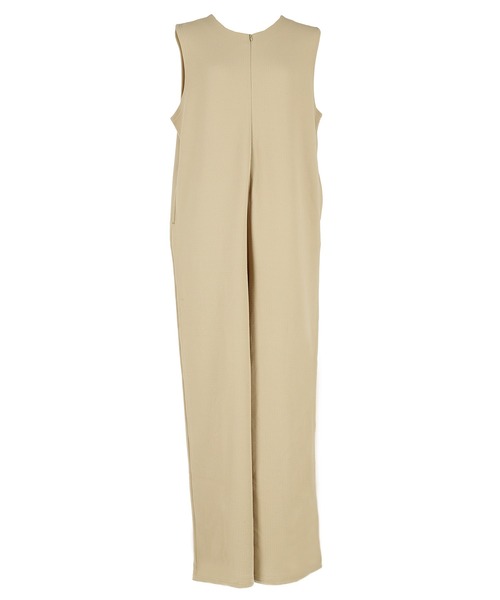 coca（coca）（コカ）の「エンボスフロントジップオールインワン（つなぎ/オールインワン・レディース・ベージュ/ブラック・S/M/L）」の10枚目の写真