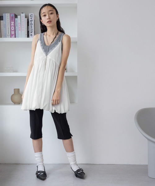 JEANASIS（ジーナシス）の「サイドスリットカプリパンツ/497969（その他パンツ・レディース・ブラック・FREE）」の10枚目の写真