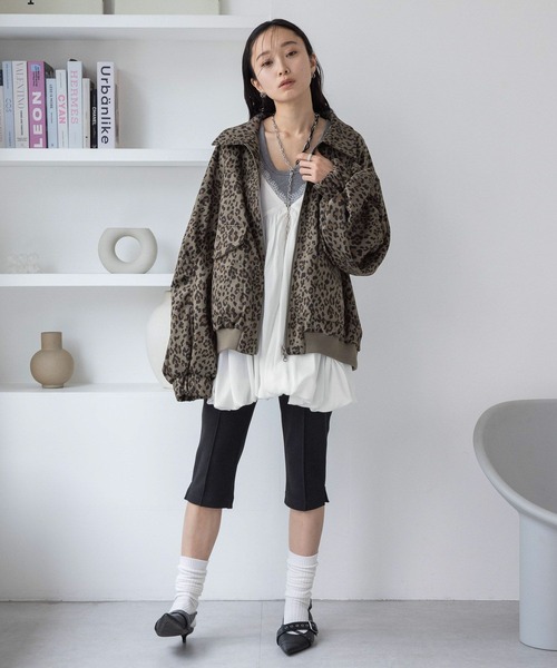 JEANASIS（ジーナシス）の「サイドスリットカプリパンツ/497969（その他パンツ・レディース・ブラック・FREE）」の9枚目の写真