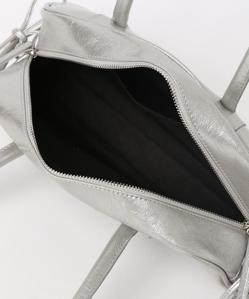 PAGEBOY（ページボーイ）の「レースアップボストンBAG（ショルダーバッグ・レディース・シルバー/ブラック・FREE）」の6枚目の写真