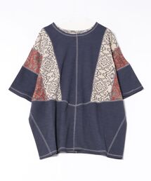 チャイハネ | 【チャイハネ】カジナMEN'Sパッチワークトップス(Tシャツ/カットソー)
