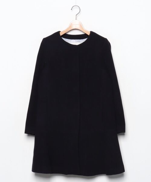 セール/ブランド古着】ノーカラーコート（ノーカラーコート）｜La