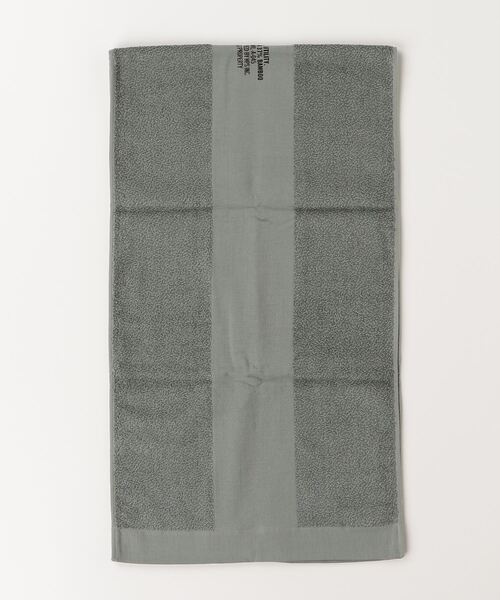 Hippopotamus（ヒポポタマス）の「Hippopotamus/ヒポポタマス×N.HOOLYWOOD/エヌハリウッド コットン＆バンブー フェイスタオル（タオル・メンズ・グレー/ダークカーキ/ベージュ・FREE）」の4枚目の写真