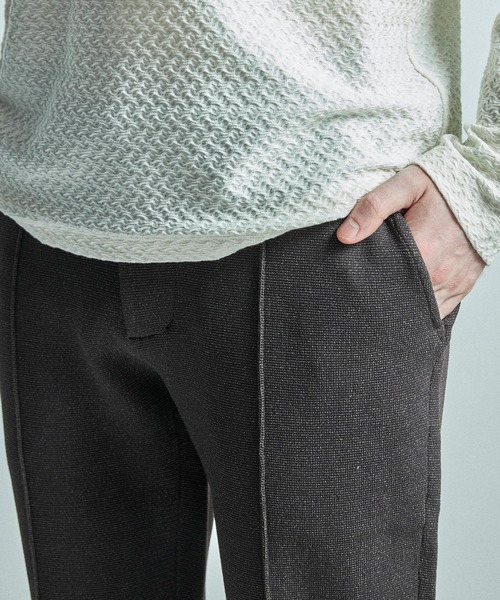 MEN'S BIGI（メンズビギ）の「【ACTIVE TAILOR/アクティブテイラー】ミラノリブニットパンツ＜マシンウォッシャブル＞（その他パンツ・メンズ・ブラウン系その他/ブラック/ネイビー・04/03/01/02）」の7枚目の写真