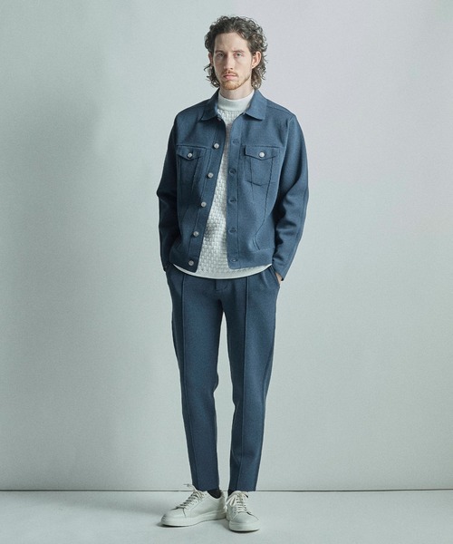 MEN'S BIGI（メンズビギ）の「【ACTIVE TAILOR/アクティブテイラー】ミラノリブニットパンツ＜マシンウォッシャブル＞（その他パンツ・メンズ・ブラウン系その他/ブラック/ネイビー・04/03/01/02）」の12枚目の写真