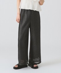 Ray BEAMS | 箔プリント レース イージー パンツ(その他パンツ)