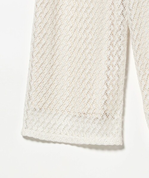 Ray BEAMS（レイビームス）の「箔プリント レース イージー パンツ（その他パンツ・レディース・オフホワイト/ブラック・ONE SIZE）」の13枚目の写真