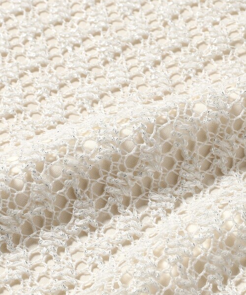 Ray BEAMS（レイビームス）の「箔プリント レース イージー パンツ（その他パンツ・レディース・オフホワイト/ブラック・ONE SIZE）」の16枚目の写真