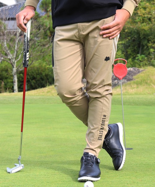 LUXE/R GOLF(ラグジュ ゴルフ)の「(RM)【LUXE/R GOLF】ストレッチ ブロード メッシュ 切り替え イージー チノパンツ(チノパンツ・メンズ・カーキ/ベージュ/チャコールグレー・L/XL/M)」の1枚目の写真