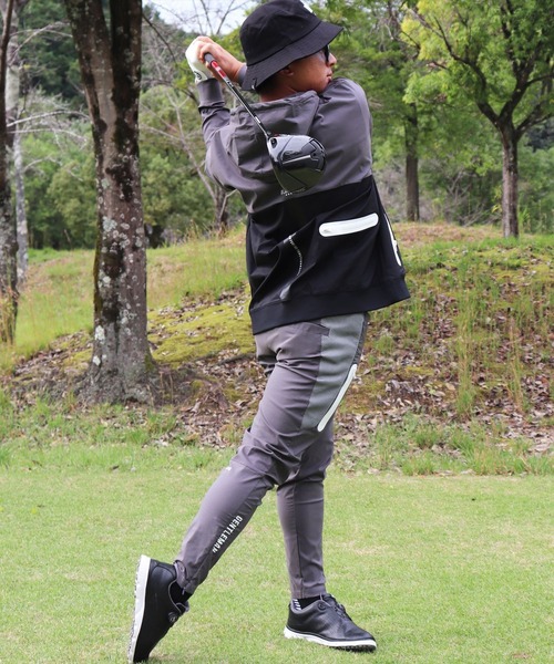 LUXE/R GOLF(ラグジュ ゴルフ)の「(RM)【LUXE/R GOLF】ストレッチ ブロード メッシュ 切り替え イージー チノパンツ(チノパンツ・メンズ・カーキ/ベージュ/チャコールグレー・L/XL/M)」の5枚目の写真