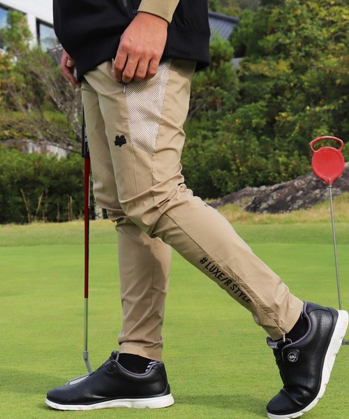 LUXE/R GOLF(ラグジュ ゴルフ)の「(RM)【LUXE/R GOLF】ストレッチ ブロード メッシュ 切り替え イージー チノパンツ(チノパンツ・メンズ・カーキ/ベージュ/チャコールグレー・L/XL/M)」の15枚目の写真
