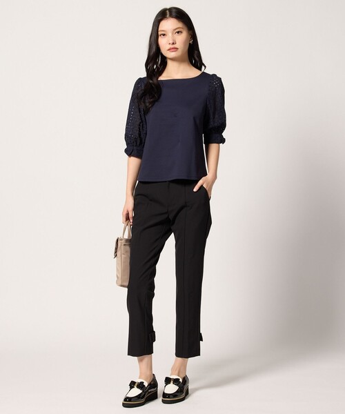 TOCCA(トッカ)の「CARAMEL WRAPPING トップス(Tシャツ/カットソー・レディース・アイボリー系/ブラック系/ネイビー系・SMALL/MEDIUM)」の13枚目の写真