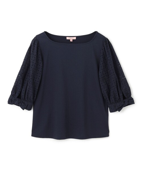 TOCCA(トッカ)の「CARAMEL WRAPPING トップス(Tシャツ/カットソー・レディース・アイボリー系/ブラック系/ネイビー系・SMALL/MEDIUM)」の17枚目の写真