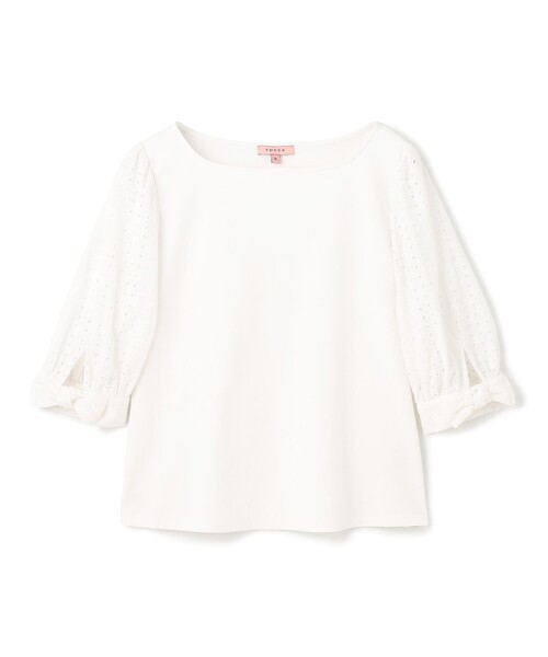 TOCCA(トッカ)の「CARAMEL WRAPPING トップス(Tシャツ/カットソー・レディース・アイボリー系/ブラック系/ネイビー系・SMALL/MEDIUM)」の18枚目の写真