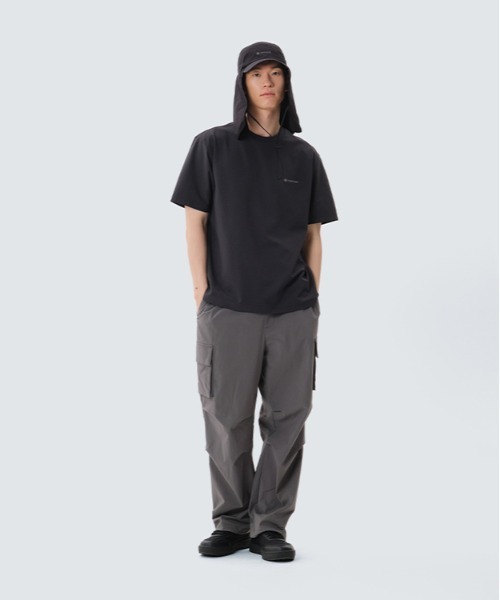 Snow Peak（スノーピーク）の「Snow Peak / Sunshade Camp Cap  サンシェードキャンプキャップ（キャップ・メンズ・サンドベージュ/グレー/ブラック・M）」の4枚目の写真