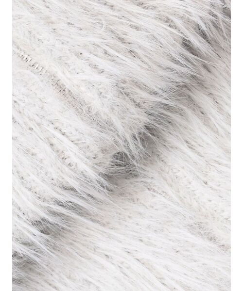 CALNAMUR（カルナムール）の「CATイヤーシャギーフーディー（パーカー・レディース・ピンク/グレー・FREE）」の12枚目の写真