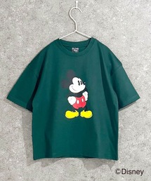 Disney（ディズニー）の「【 MICKY MOUSE / ミッキーマウス 】キャラクターグラフィック オーバーサイズTシャツ 半袖 キッズ（Tシャツ/カットソー・キッズ）」