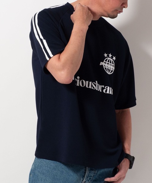 BAYBLO(ベイブロ)の「(SA) ドライ ユニフォーム 半袖 Tシャツ(Tシャツ/カットソー・メンズ・ネイビー/ホワイト/グレー/ブラック・M/L/LL)」の5枚目の写真