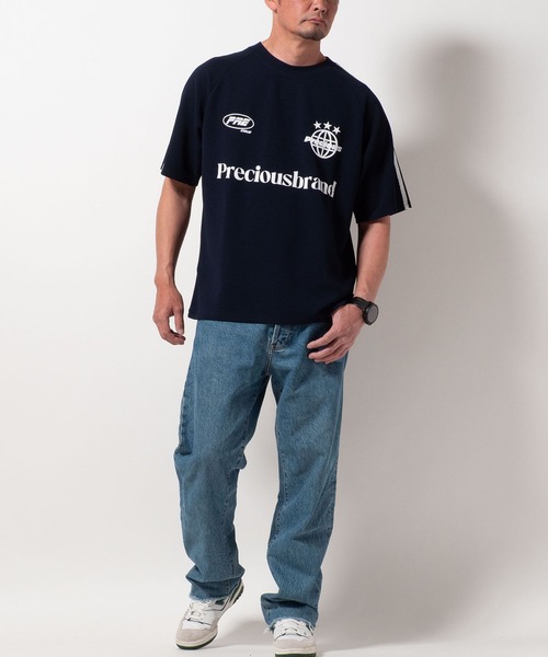 BAYBLO(ベイブロ)の「(SA) ドライ ユニフォーム 半袖 Tシャツ(Tシャツ/カットソー・メンズ・ネイビー/ホワイト/グレー/ブラック・M/L/LL)」の6枚目の写真