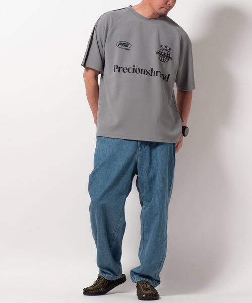 BAYBLO(ベイブロ)の「(SA) ドライ ユニフォーム 半袖 Tシャツ(Tシャツ/カットソー・メンズ・ネイビー/ホワイト/グレー/ブラック・M/L/LL)」の11枚目の写真