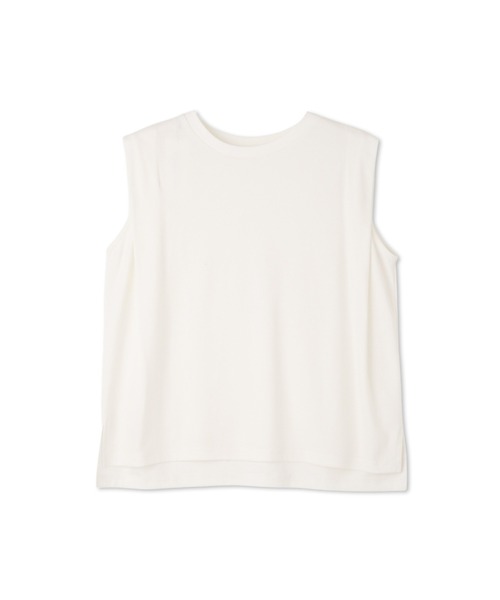ketty(ケティ)の「【汗染み防止】タックフレンチスリーブトップス≪洗濯機で洗える≫(Tシャツ/カットソー・レディース・ブラック/オフホワイト/ライトグレー・M)」の11枚目の写真