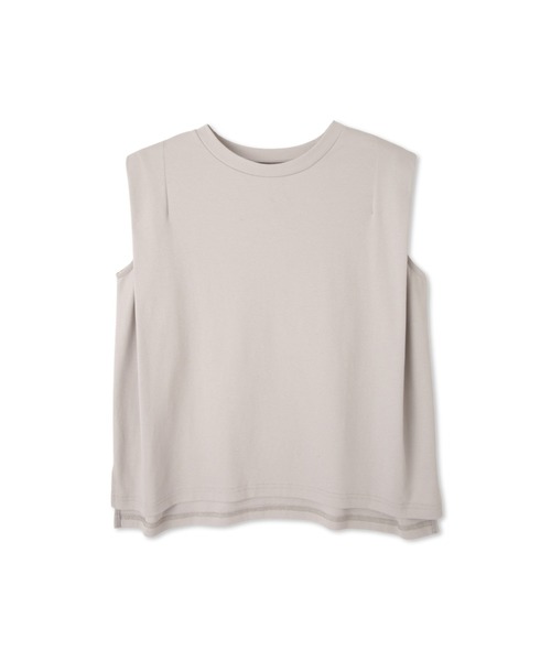 ketty(ケティ)の「【汗染み防止】タックフレンチスリーブトップス≪洗濯機で洗える≫(Tシャツ/カットソー・レディース・ブラック/オフホワイト/ライトグレー・M)」の4枚目の写真