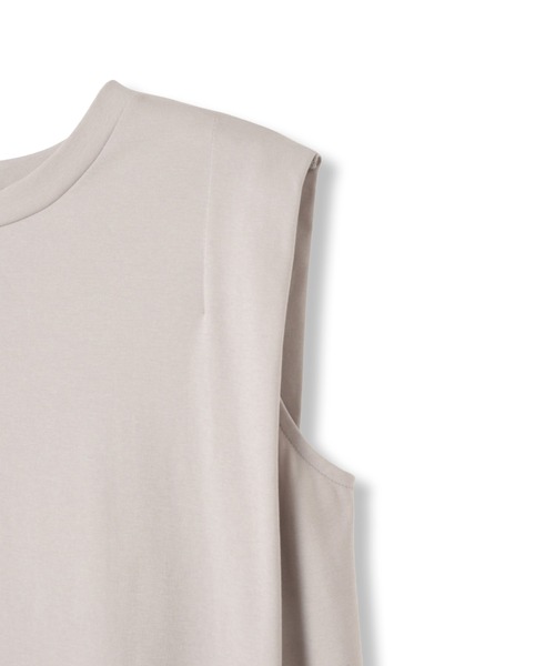 ketty(ケティ)の「【汗染み防止】タックフレンチスリーブトップス≪洗濯機で洗える≫(Tシャツ/カットソー・レディース・ブラック/オフホワイト/ライトグレー・M)」の7枚目の写真